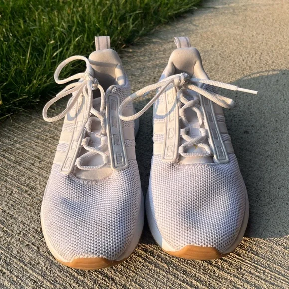 White Adidas Sneakers - Picture 8 of 8